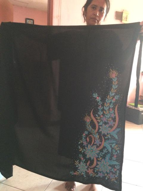 Rok Lilit Bordir Motif Setangkai Premium Quality / Setelan Kebaya / Setelan Brukat