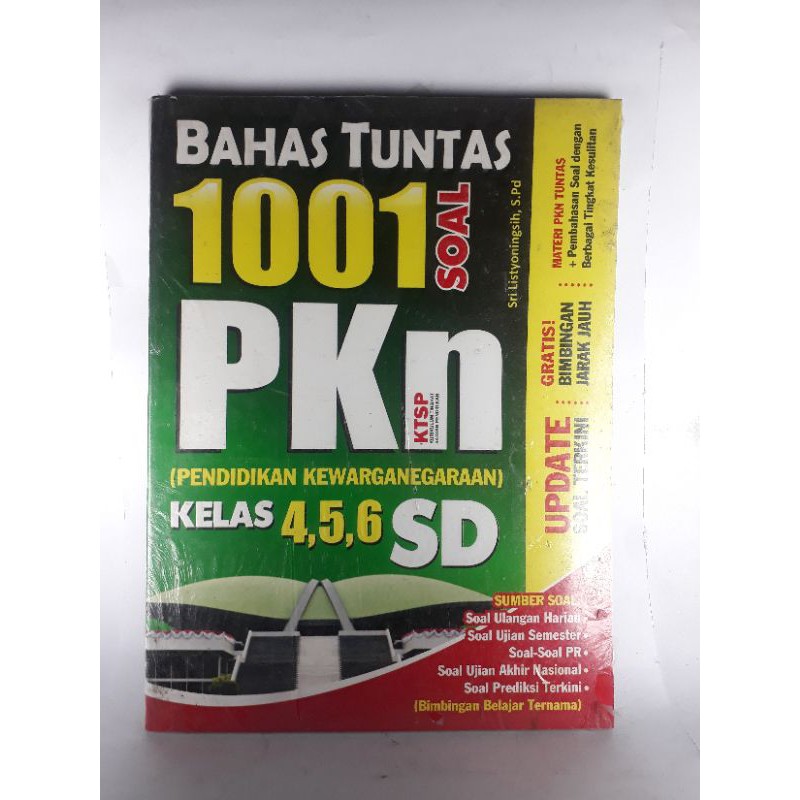 Bahas Tuntas 1001 soal PKn (Pendidikan Kewarganegaraan) SD . vre1