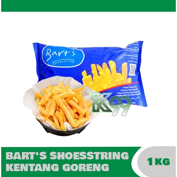 

KENTANG GORENG BARTS SHOESTRING 1KG FRENCH FRIES AVIKO PREMIUM