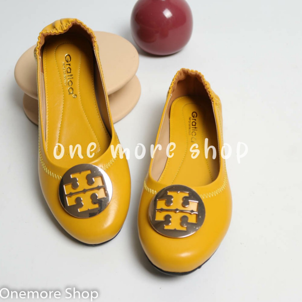 sepatu balet flatshoes gratica variasi gold bellerina rj092