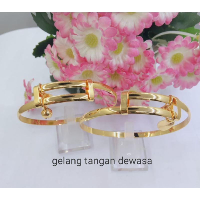 Dsdr058. Gelang tangan xuping wanita lapis emas