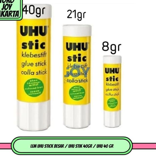 

➻ LEM UHU STICK Besar / UHU Stik 40GR / UHU 40 GR ❁