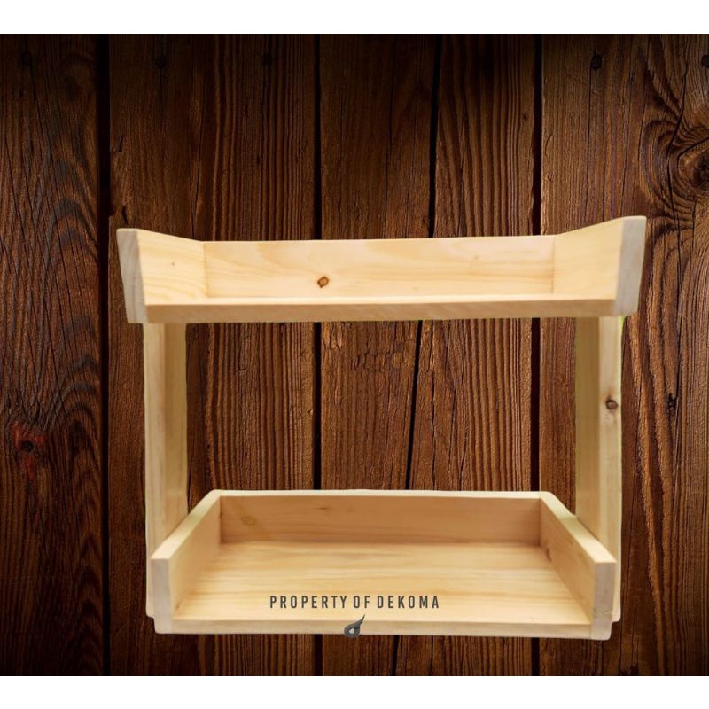 rak bumbu susun / rak bumbu / rak bumbu kayu / rak make up