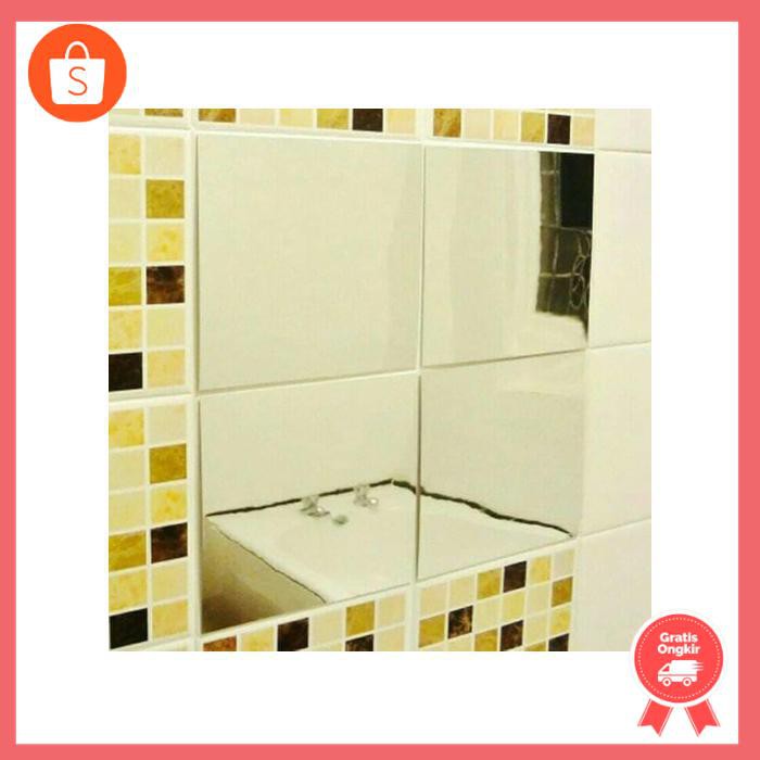 wall sticker cermin mirror kaca wallpaper dinding