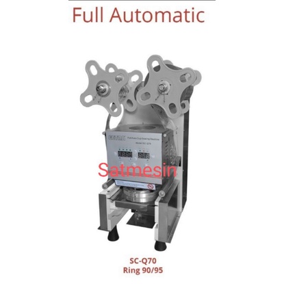 mesin cup sealer full otomatis SC-Q70 penyegel cup automatic getra