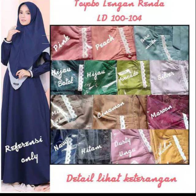 GAMIS TOYOBO FODU TANGAN RENDA