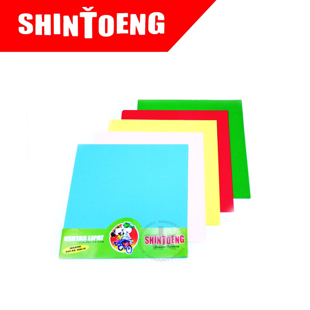 

Shintoeng Kertas Lipat 16x16cm Double Side Warna Sama (xx Sheets)