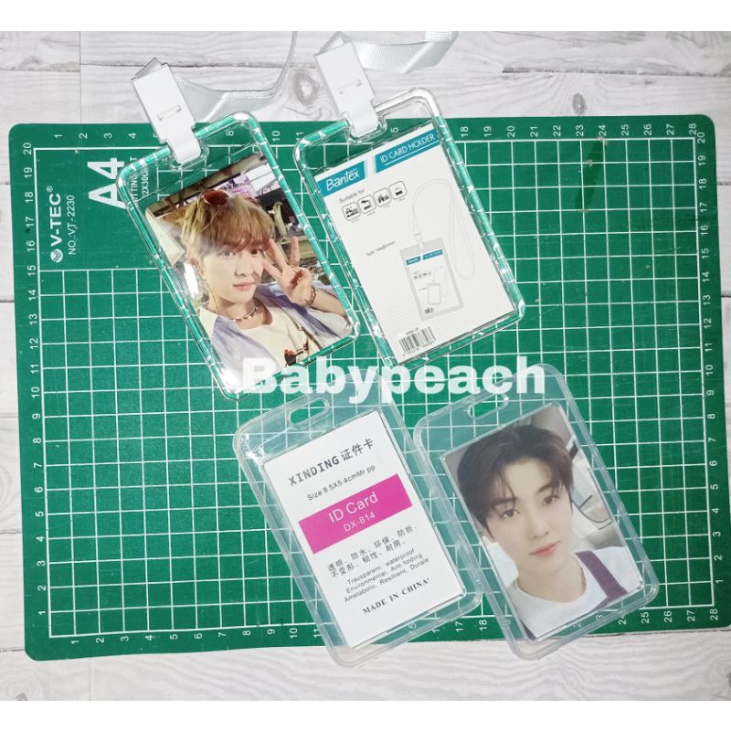 

PHOTOCARD HOLDER AKRILIK / ID CARD HOLDER TRANSPARAN