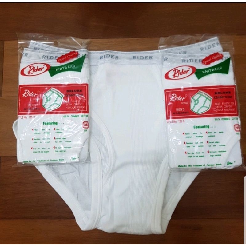 Rider Celana Dalam Pria Underwear Original 100% R125BS