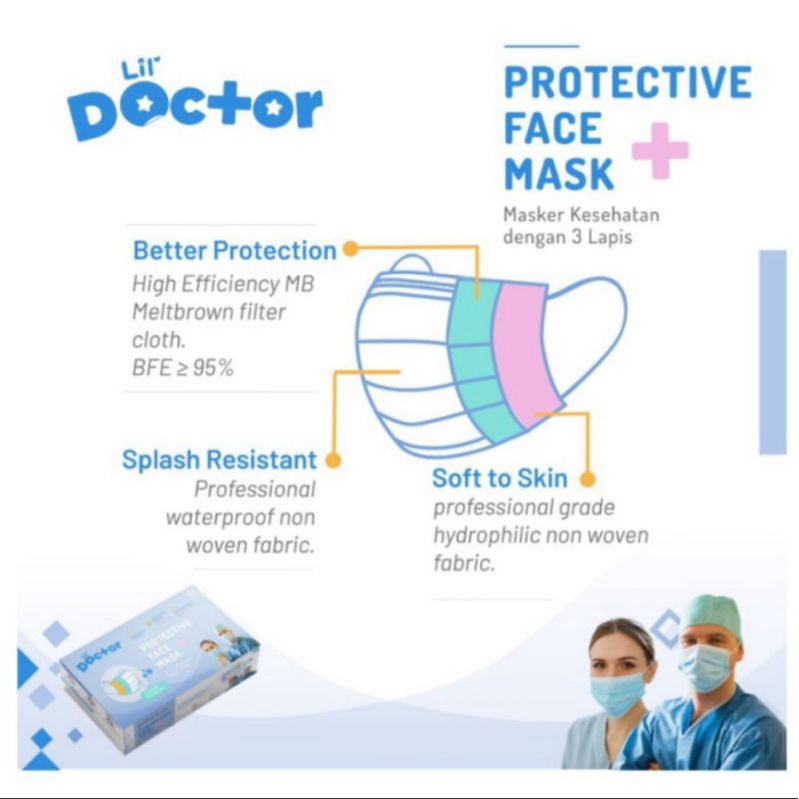 LIL DOCTOR Protective Face Mask (50pcs)