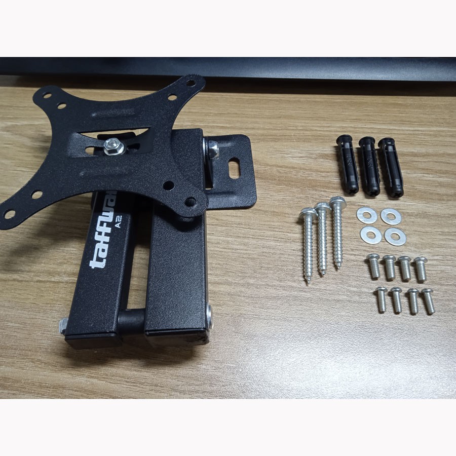 Promo Taffware Telescopic TV Bracket 1.8m Thick 100x100 Pitch for 10-26 Inch TV - 7RBV01BK