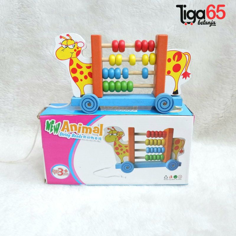 365 Mainan Edukasi / Mainan Kayu /  New Animal / Puzzle Kayu PZ346