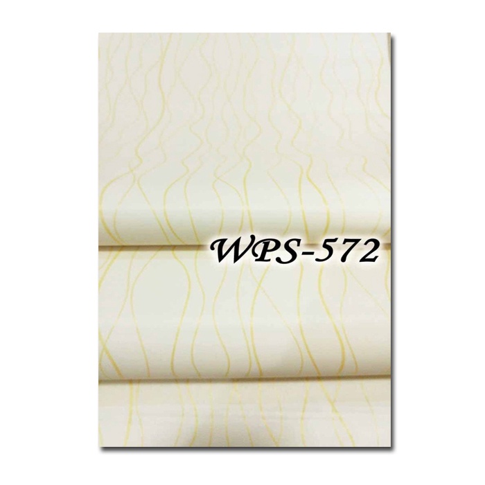 WPS572 YELLOW N GOLD RIBBON WALLPAPER STICKER  WAL PAPER DINDING STIKER DINDING TEMBOK RETRO KLASIK 