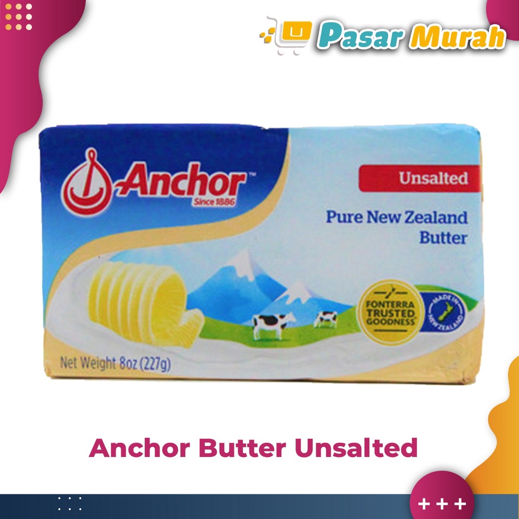 

Anchor Butter Unsalted 200Gram