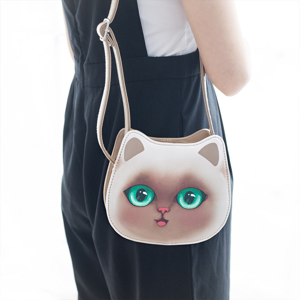 Miaomi Class Leather Sling Bag / Tas Selempang