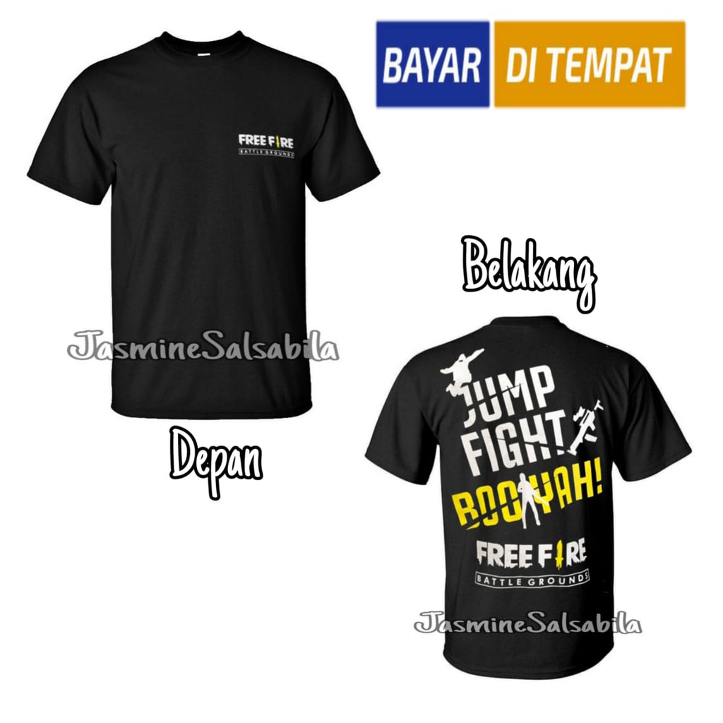 Baju kaos anak dan dewasa game online garena - ff - free ...