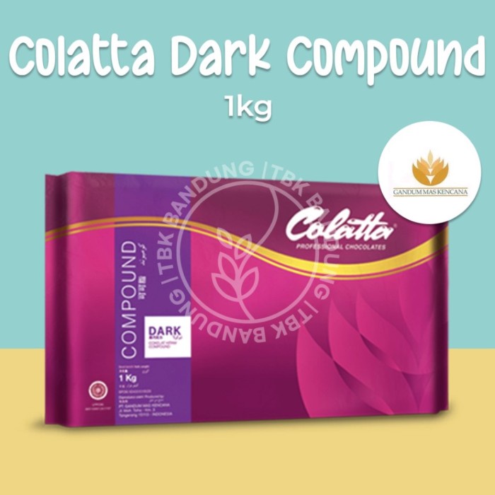 

ORIGINAL MURAH Colatta Dark Compound Chocolate 1kg Cokelat Batangan