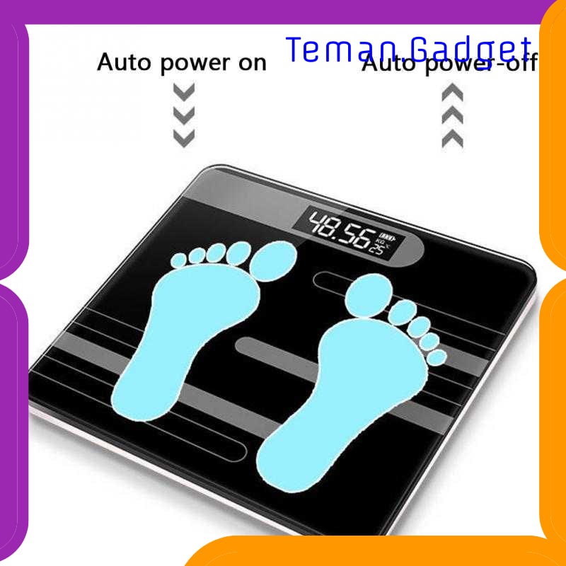 TG-FE336 TAFFWARE TIMBANGAN BADAN DIGITAL + TEMPERATURE USB RECHARGEABLE SC-12U