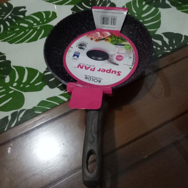 Bolde Fry Pan 22cm Blackpink Superpan Granite Black Pink Induksi 22 Cm Bolde 22cm Fry Psn Bolde
