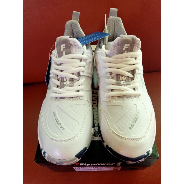 sepatu flypower rio gold v1 white