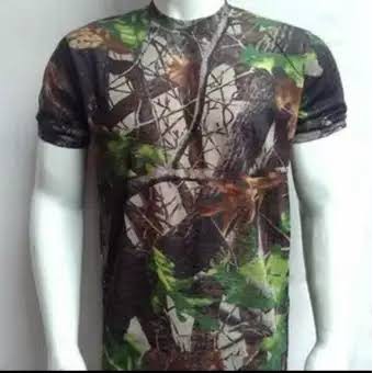 KAOS CAMO PERBAKIN - KAOS LORENG CAMO - KAOS PENDEK