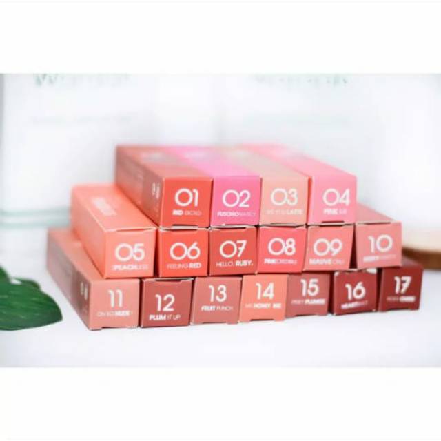 [BPOM] Wardah Exclusive matte lip cream/lipstik kuas Wardah/lipcream 70