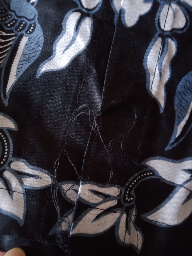 Batik Pria Kenongo Kemeja Tosca Pendek Pekalongan Padi M L Xl Sogan Tulis ::