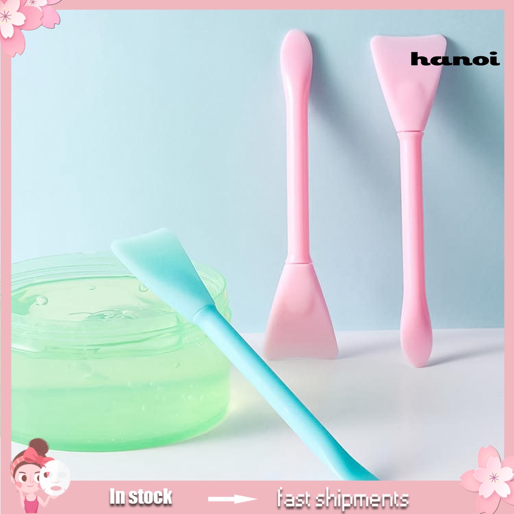 HQTM_DIY Masque Brush Safe Comfortable Silicone Masque Stirring Stick for Girl