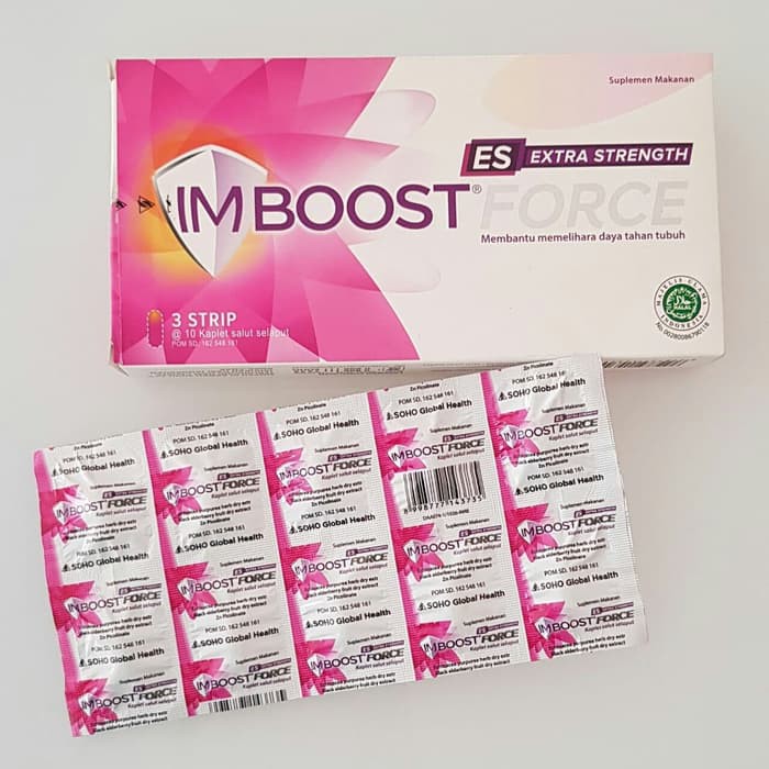 Imboost Force Extra Strength 1 Strip Isi 10 Kaplet Indonesia