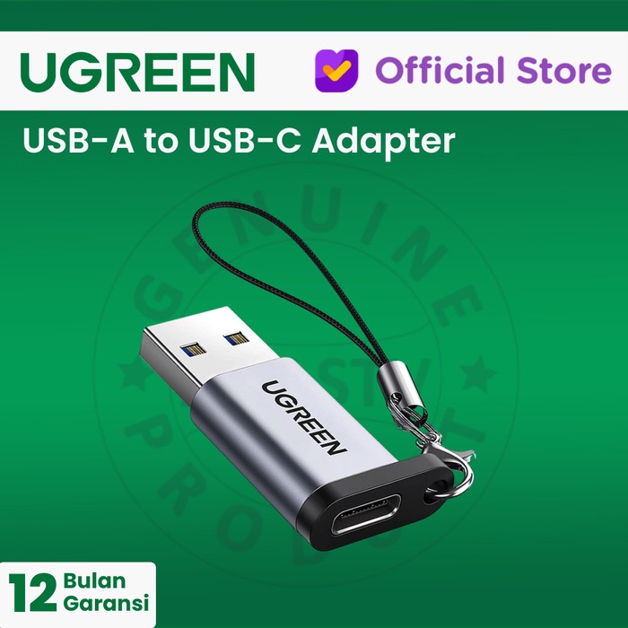 UGREEN Adapter OTG USB-A (M) to USB-C (F) - US276