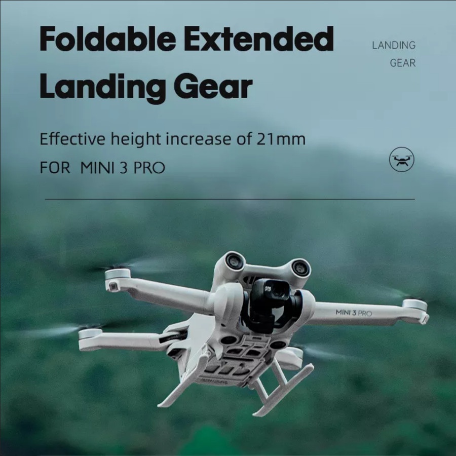 STARTRC Foldable Protective Extended Landing Gear for DJI Mini 3 Pro