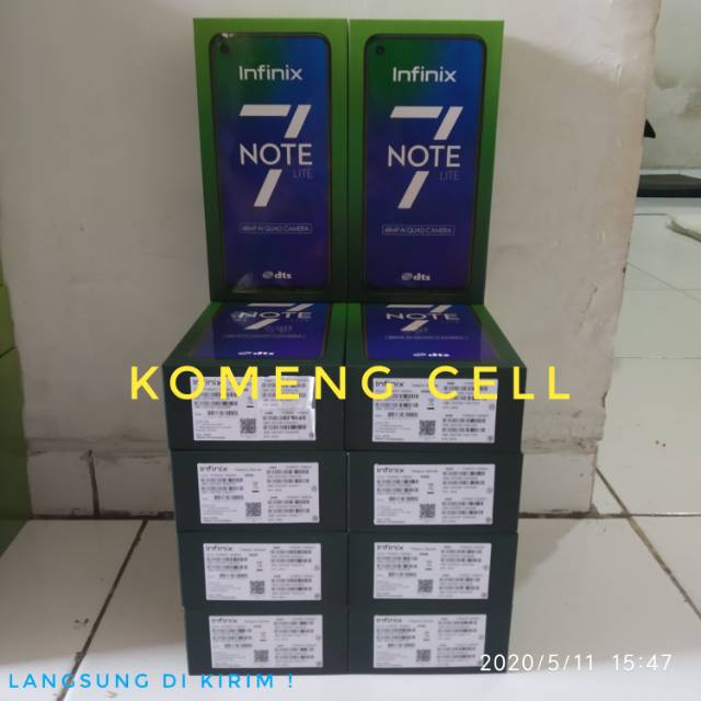 INFINIX NOTE 7 LITE 4/128 RAM 4GB ROM 128GB GARANSI RESMI 1 TAHUN