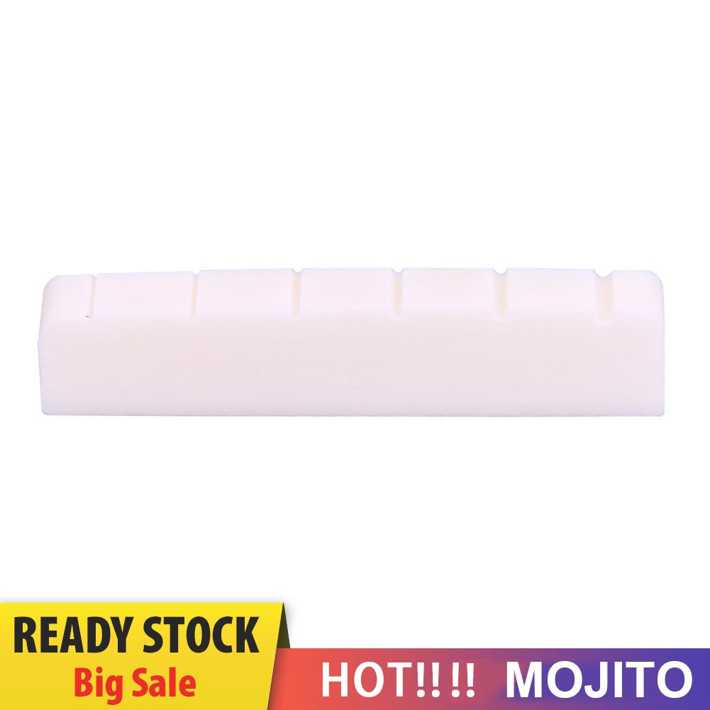 MOJITO 1pc 43mm Beige Buffalo Bone Nut for Les Paul LP 6 String Folk Guitar