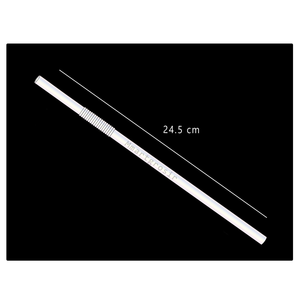 Sedotan Flesksibel / Sedotan / Sedotan Plastik / Sedotan / Alat minum / isi 50 pcs