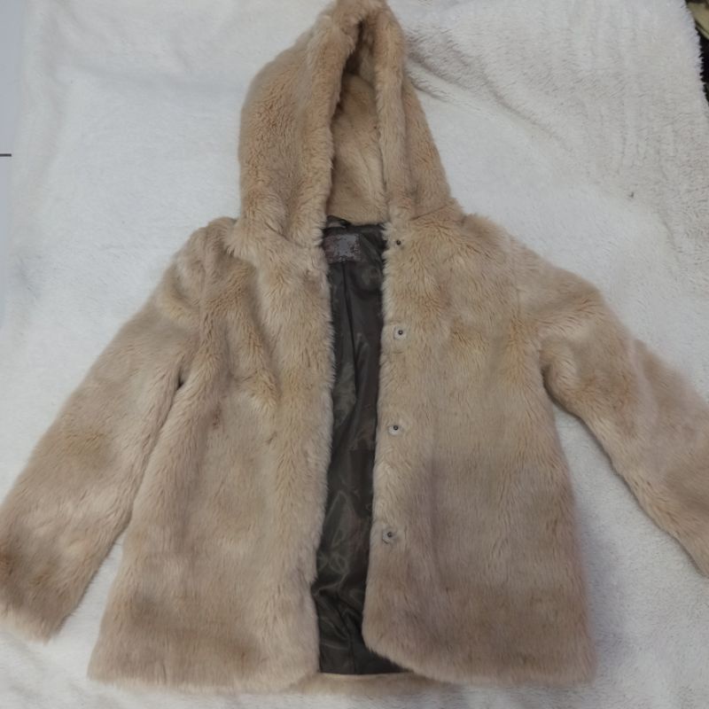 Zara kids jacket / jaket bulu zara