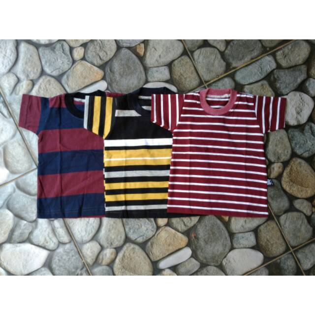 kaos salur anak laki-laki /kaos murah/baju anak