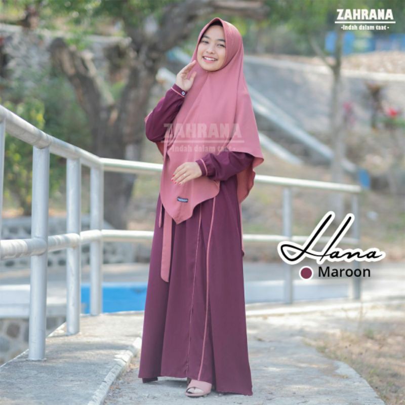Gamis set Hana by Zahrana Collection