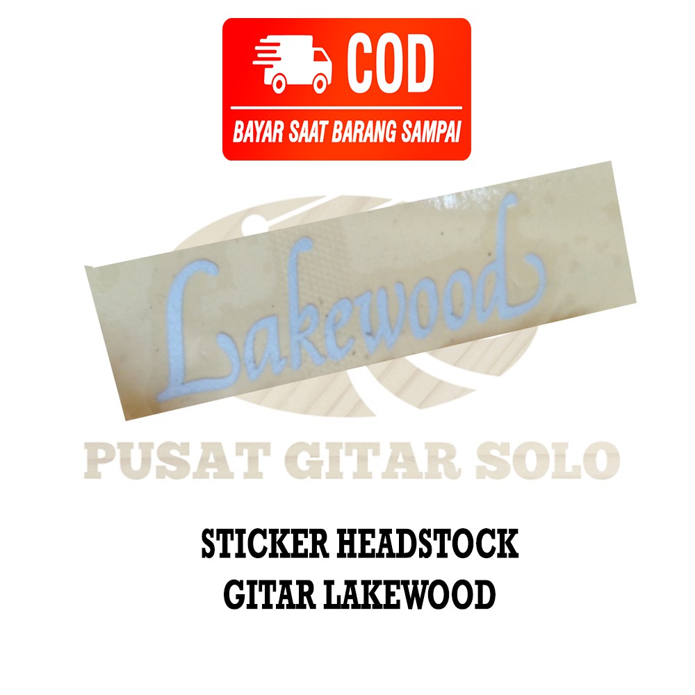 Headstock Sticker Gitar Lakewood