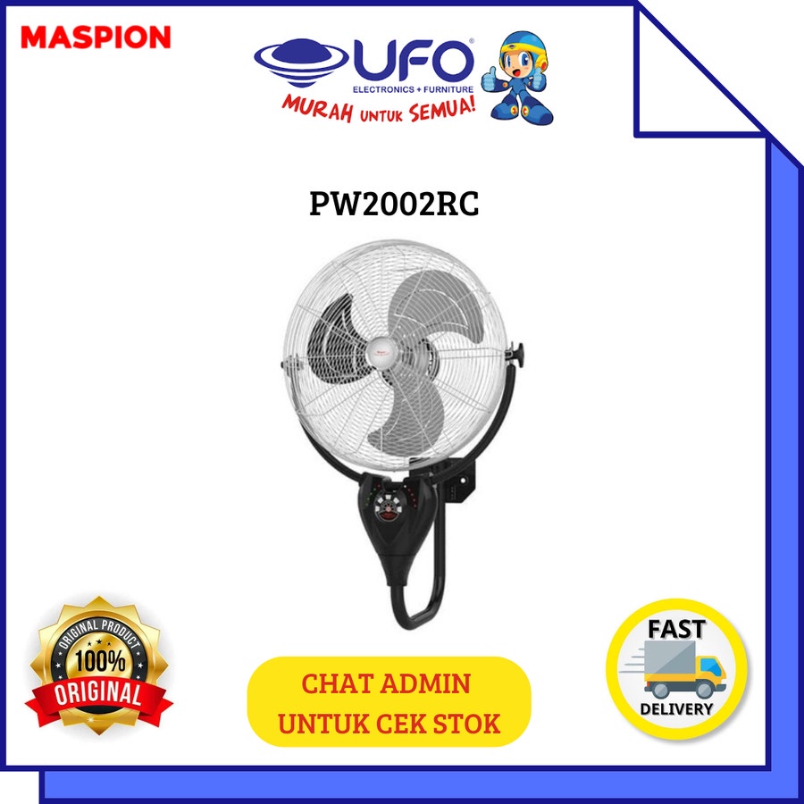 MASPION KIPAS ANGIN DINDING REMOTE PW2002RC