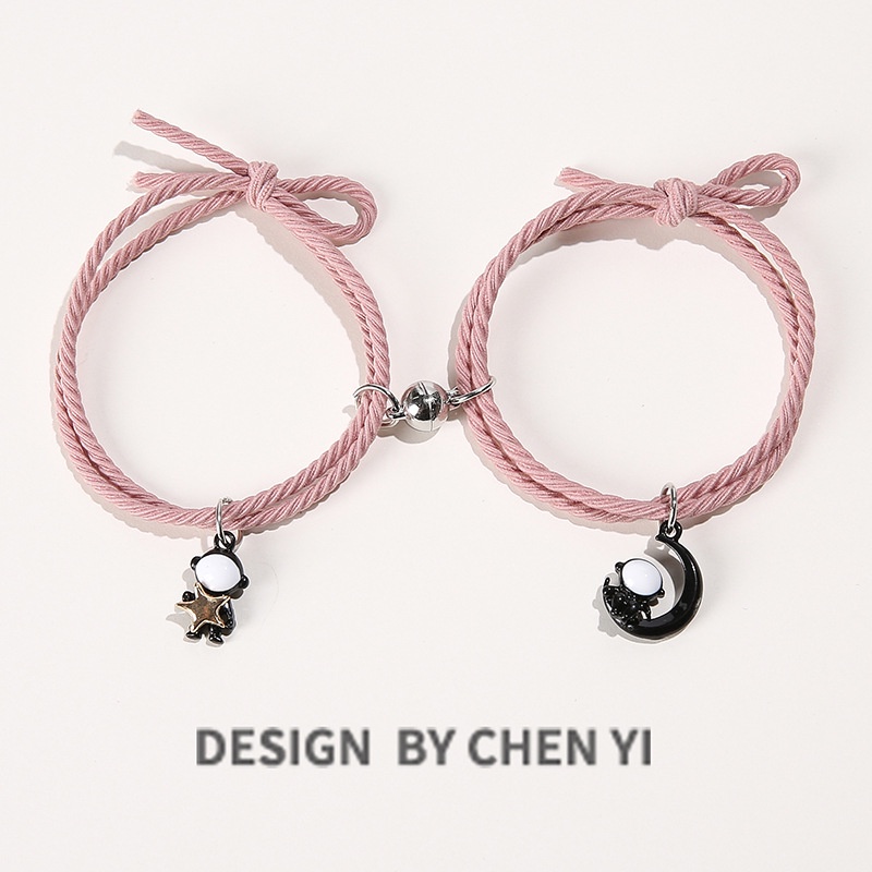 2PC GELANG COUPLE MAGNET ASTRONOT PASANGAN PERSAHABATAN