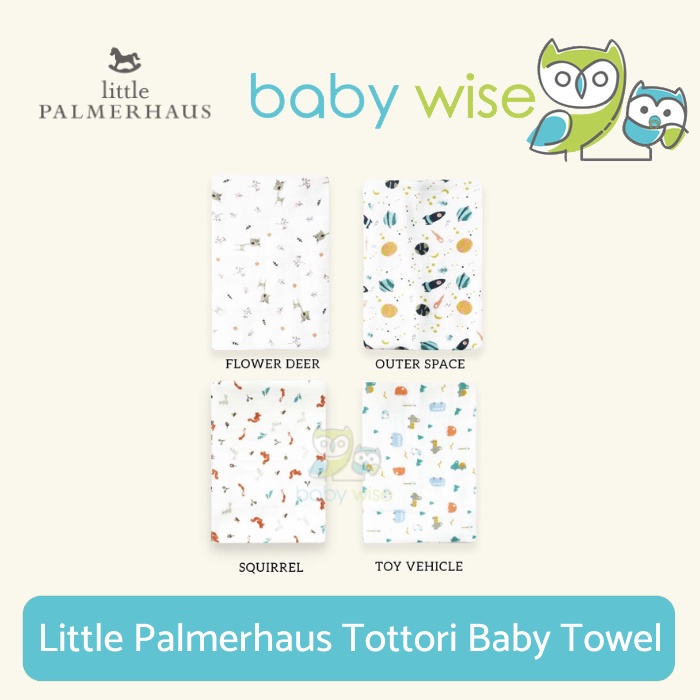 Little Palmerhaus Tottori Baby Towel - Handuk Bayi-1