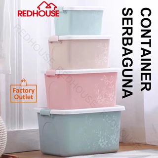 PROMO KOTAK PENYIMPANAN SERBAGUNA  motif sakura UKURAN (S) REDHOUSE/ STORAGE BOX/sovenir termurah 30CM redhouse / kotak penyimpinan kekinian /KOTAK SOVENIR TEMPAT PENYIMPANAN KECIL /SEALWARQE 29x21x17cm motif sakura (901) original/ CONTAINER SERBAGUNA