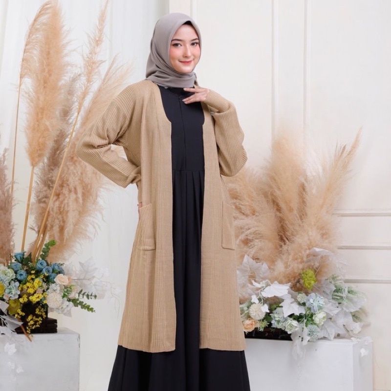 OUTER CARDIGAN ZOYA MUSLIMAH OUTER PANJANG DRESS OUTER WANITA