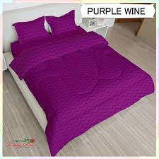 Bed Cover Rumbai Lady Rose Purple Wine 180x200