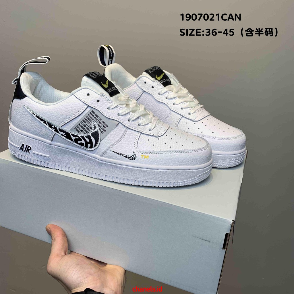 nike air force 1 hitam