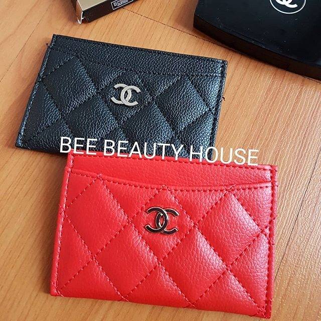 Shop CHANEL 2023-24FW Street Style Plain Leather Logo Card Holders  (AP3179B10583 NR644) by DeaL