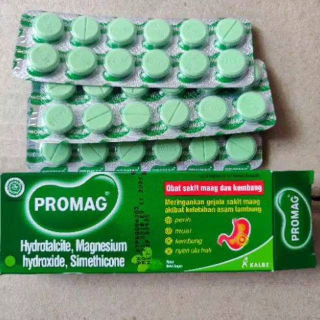 Promag Tablet 1Box isi 3 Lembar / Box