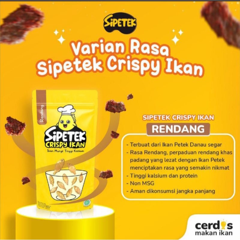 

SIPETEK CRISPY IKAN RENDANG MAKANAN PRASTIK