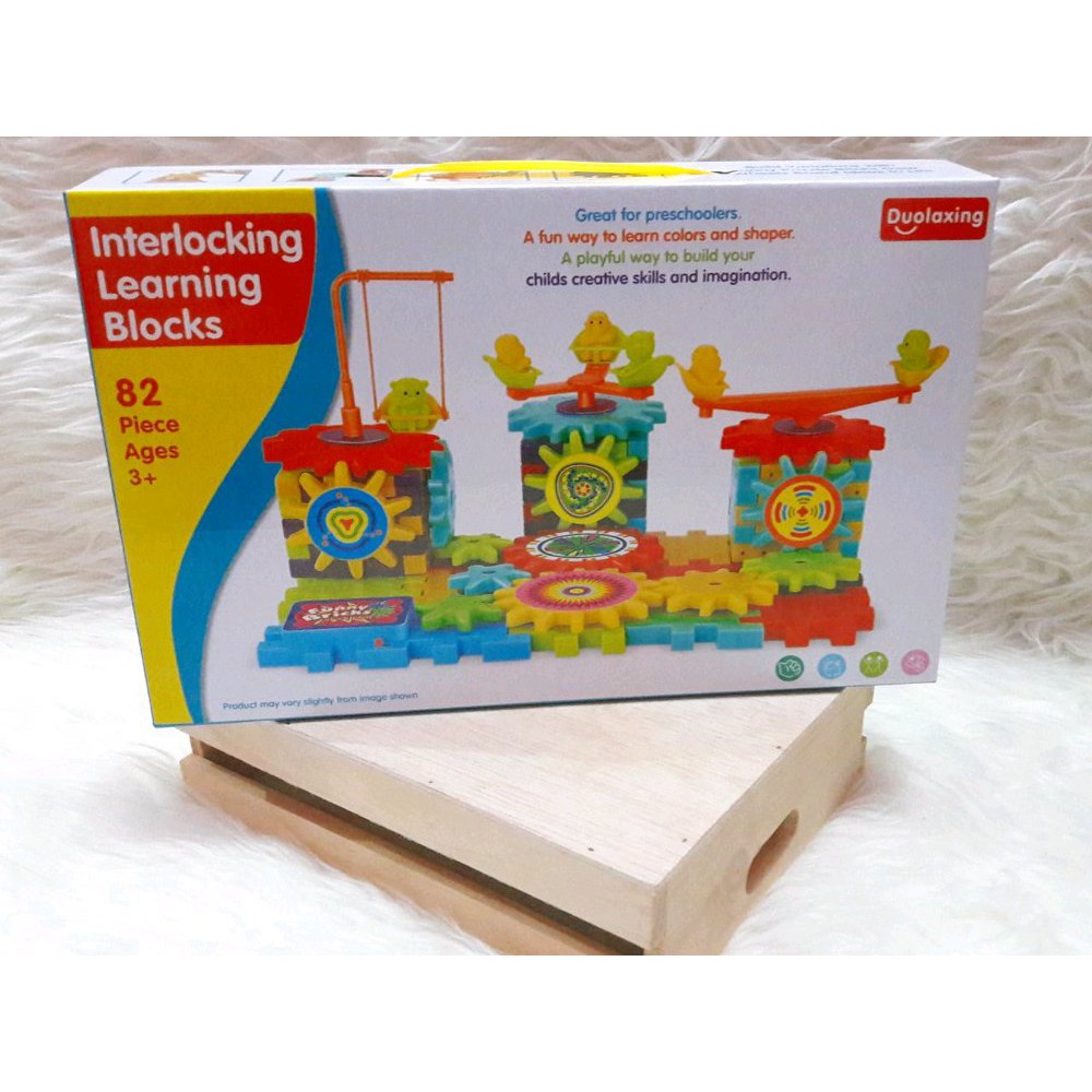 Interlocking Learning Blocks Puzzle 82 Pieces