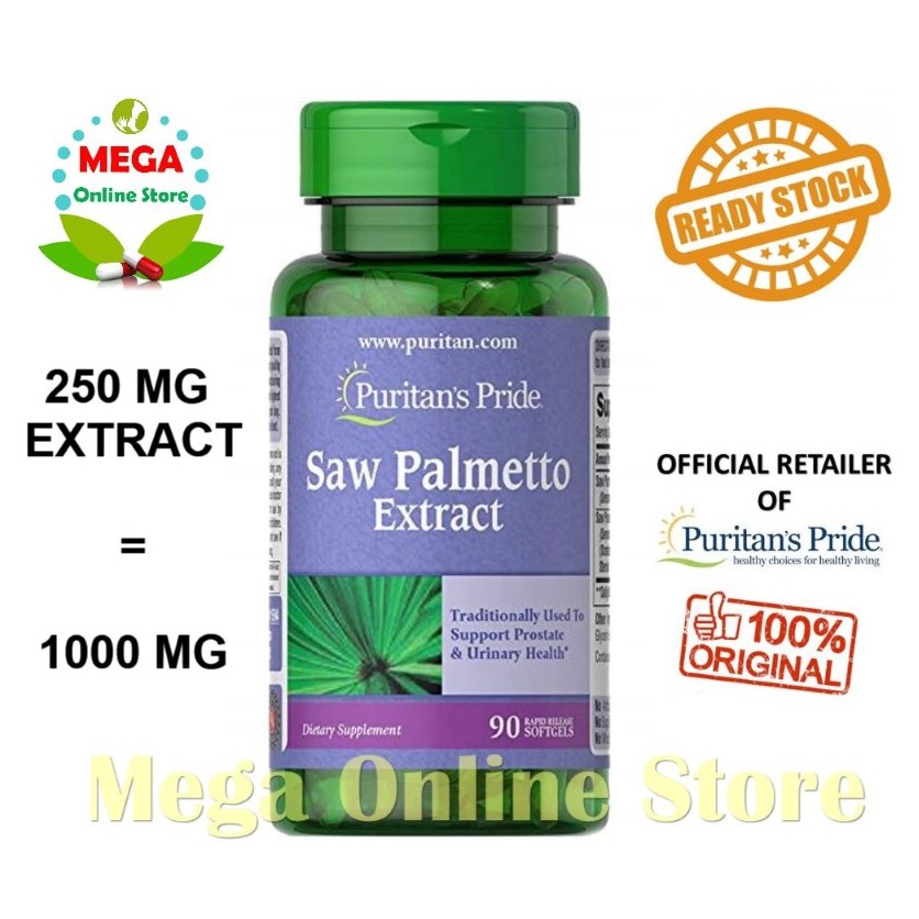 PURITAN PRIDE SAW PALMETTO EXTRACT - 90 softgels